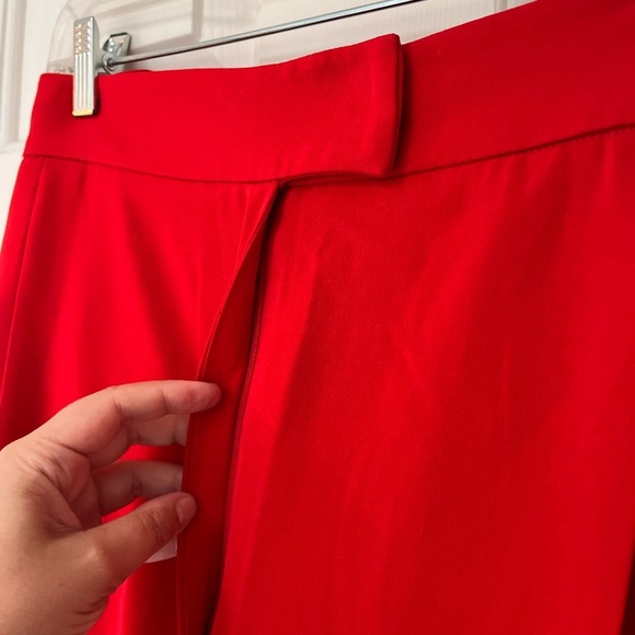 Ever New Nylah Curve Wide Leg Pants 16 Salsa Red - Picture 3 of 15